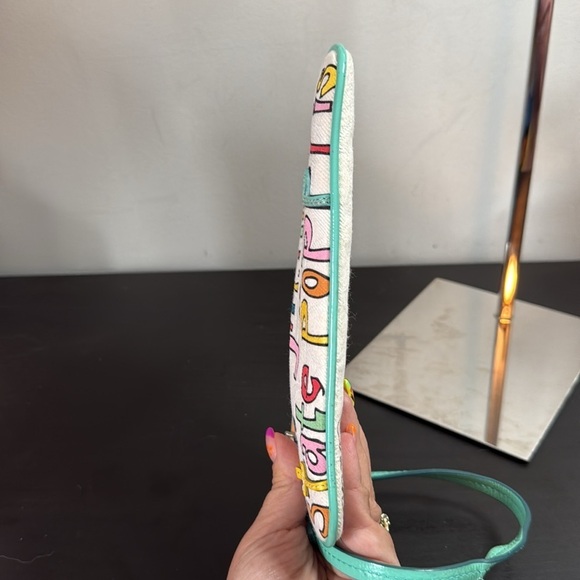 Coach Poppy RARE large multicolored wristlet - Picture 15 of 16